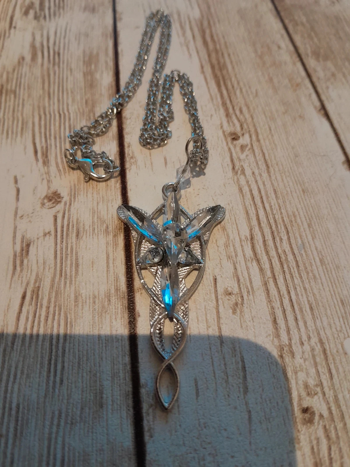 Collier avec pendentif Arwen, Etoile du soir, le Seigneur des Anneaux